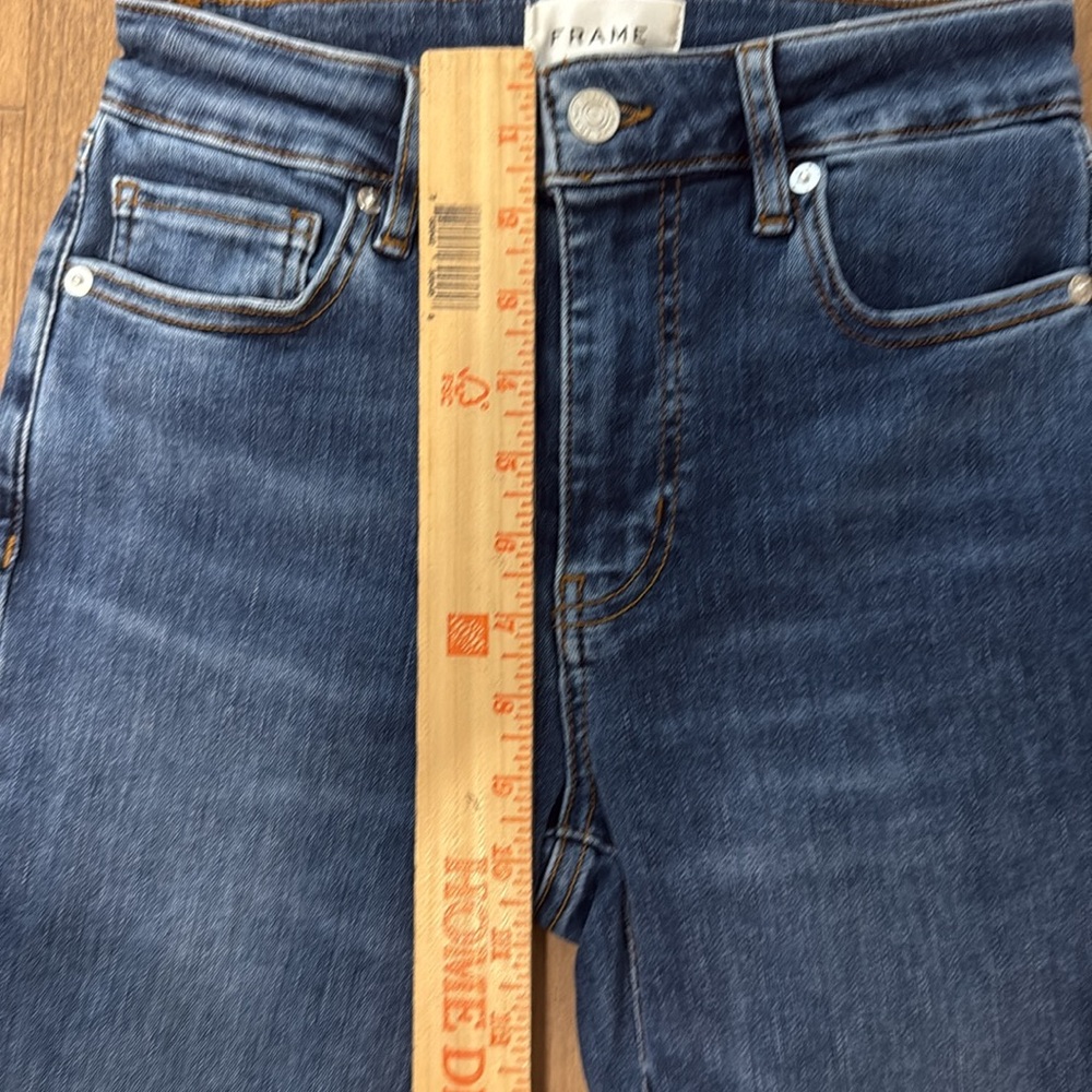 NEW Frame Denim Le Crop Mini Boot High Rise Jeans size 25 - Picture 11 of 13